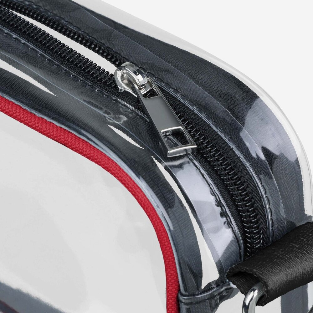 Ohio State Buckeyes Team Stripe Clear Crossbody Bag - Picture 3 of 4